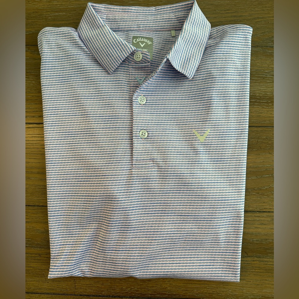Callaway Opti Dri short sleeve polo size large‎